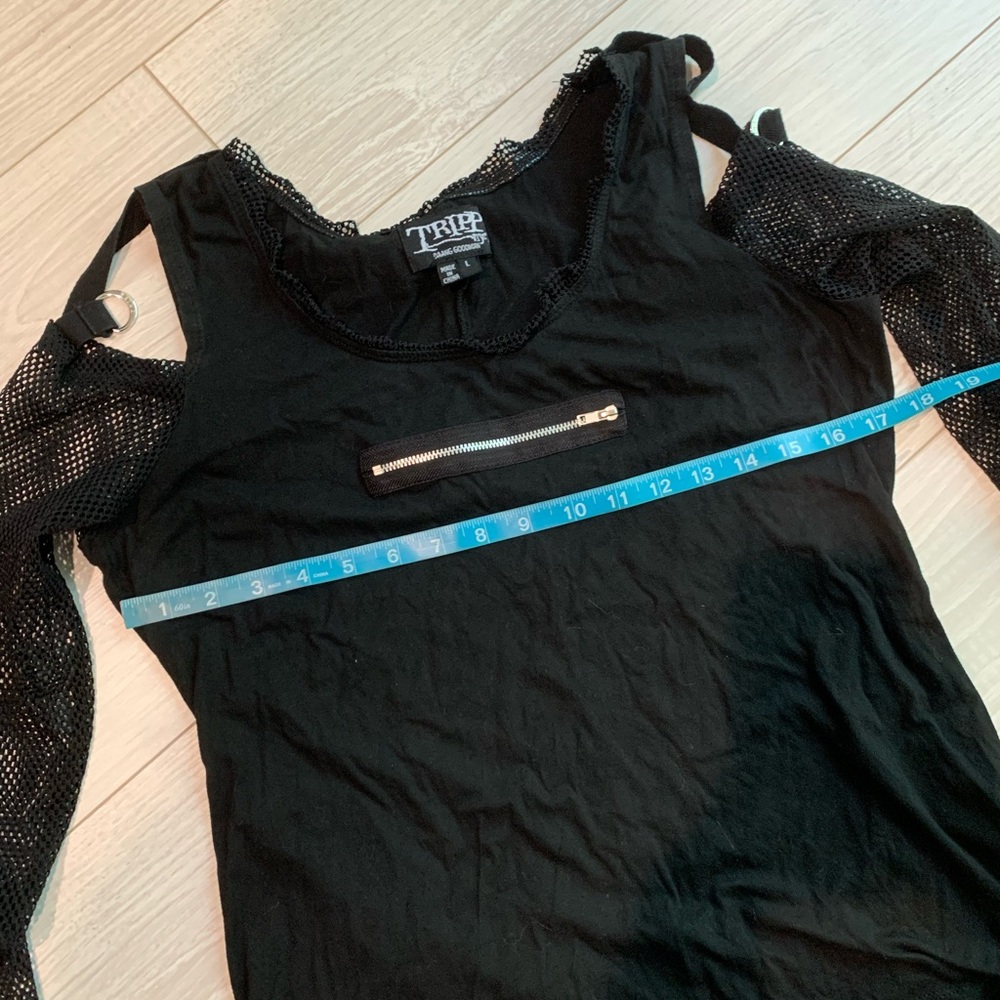 Tripp NYC Fishnet Shirt - Picture 9 of 9